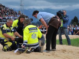 15 Sekunden nach der Verletzung